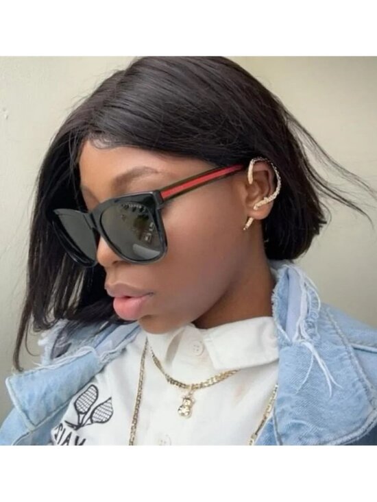 ? - New Authentic Gucci GG0057SK 002 56 GG0057SK Unisex Sunglasses main image 6